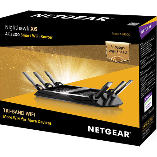 Netgear AC3200 Nighthawk X6 Tri-Band Wi-Fi Router