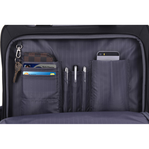 ECO STYLE Tech Exec Rolling Case with iPad/Tablet Pocket for Up to 15.6" Laptop