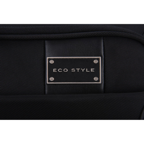 ECO STYLE Tech Exec Rolling Case with iPad/Tablet Pocket for Up to 15.6" Laptop