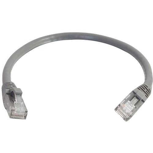 C2G RJ45 Male to RJ45 Male Cat 6 Snagless Patch Cable (6', Gray)