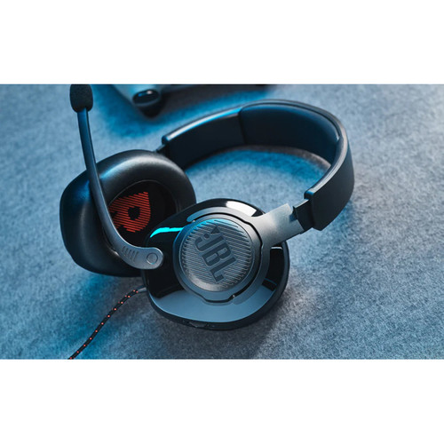 JBL Quantum 200 Wired Over-Ear Gaming Headset (Black)