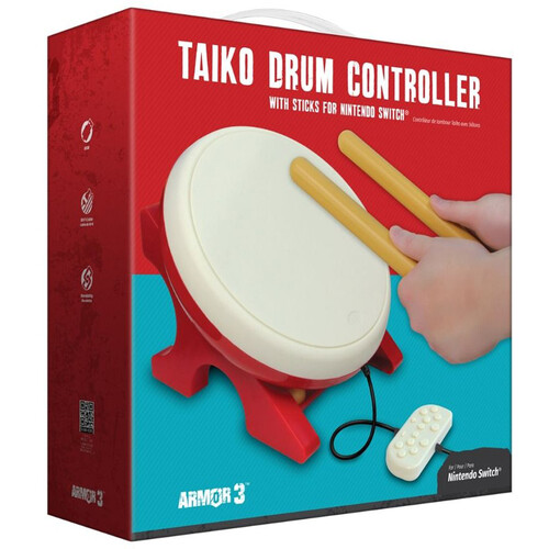 HYPERKIN Armor3 Taiko Drum Controller with Sticks for Nintendo Switch