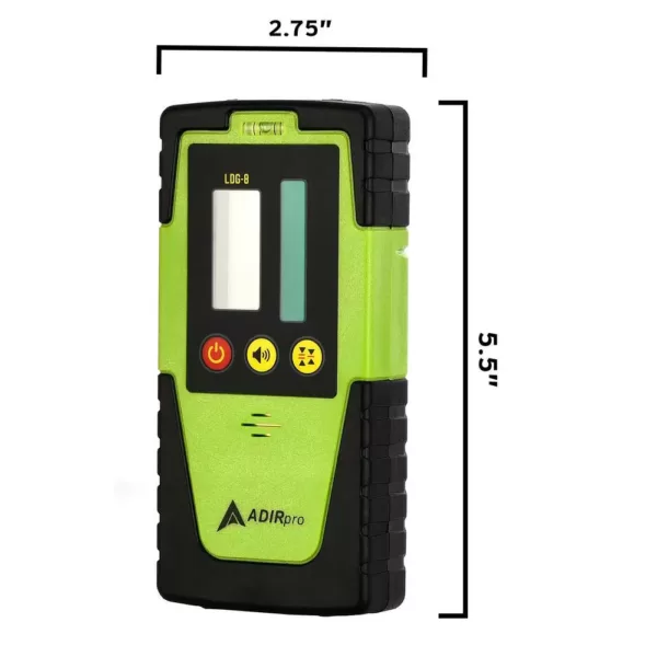 AdirPro Green Beam Universal Laser Detector with Mounting Bracket