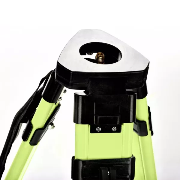 AdirPro High Visibility Green Heavy-Duty Aluminum Survey Construction Tripod with Quick Clamp