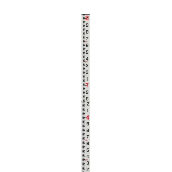 AdirPro 8 ft. Fiberglass Grade Rod with 10ths Scale