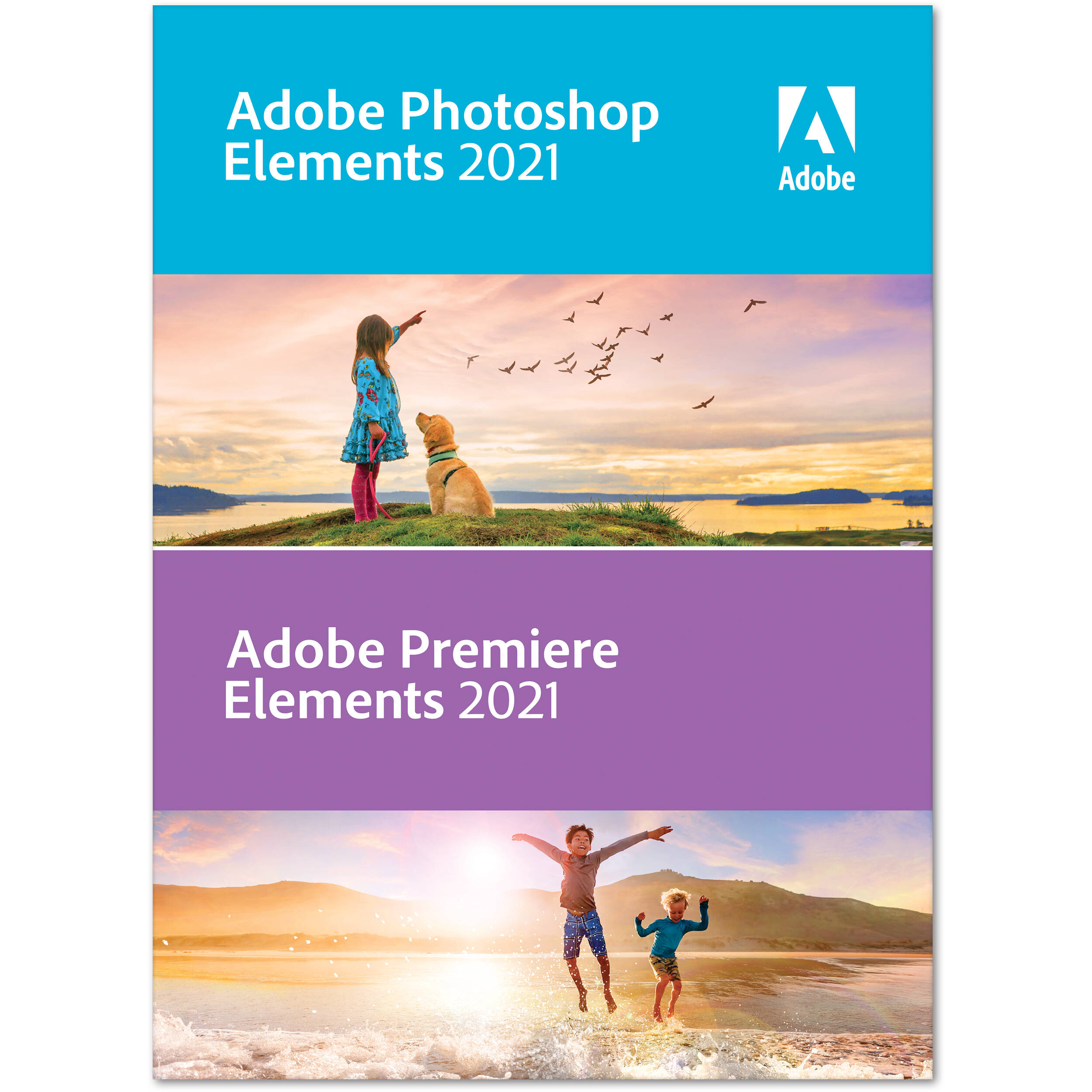 Adobe Photoshop Elements & Premiere Elements 2021 (DVD, Mac/Windows)