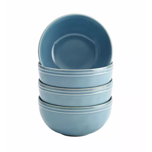 Rachael Ray Cucina 16-Piece Agave Blue Dinnerware Set