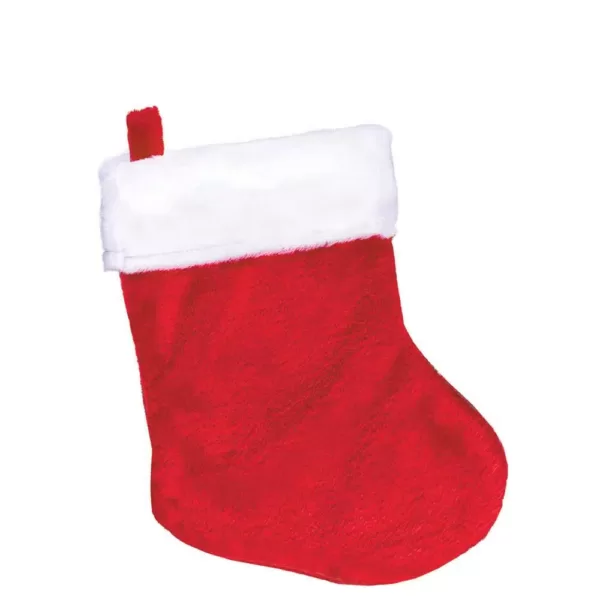 Amscan 5 in. x 2.5 in. Plush Christmas Stockings (13-Pack)
