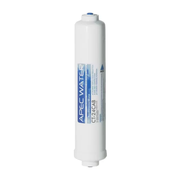 APEC Water Systems Ultimate Stage 2, 4, 10 in. H Capacity Inline Carbon Replacement Filter with 1/4 in. Quick Connect