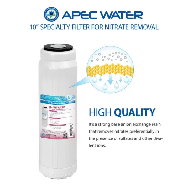 APEC Water Systems 10 in. Nitrate Reduction Water Filter Cartridge