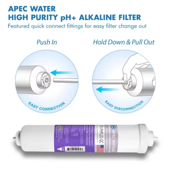 APEC Water Systems Essence 10 in. Replacement Pre-Filter Set with pH+ Calcium Carbonate Re-Mineralization Filter for ROES-PH75