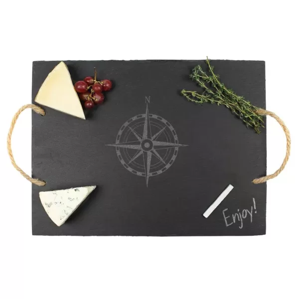 Cathy's Concepts Compass Slate Serving Tray