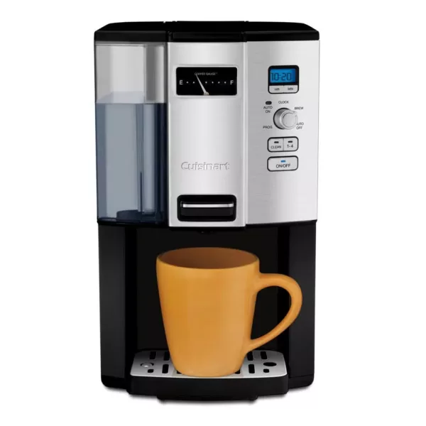 Cuisinart 12-Cup Black Chrome Drip Coffee Maker with Programmable Settings