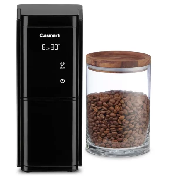 Cuisinart Touchscreen 8 oz. Black Burr Coffee Grinder