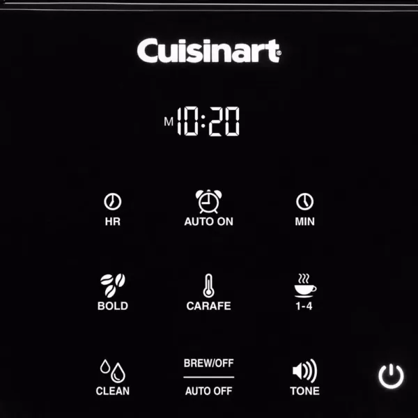 Cuisinart 14-Cup Touchscreen Black Drip Coffee Maker