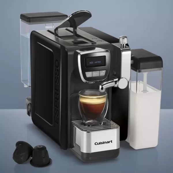 Cuisinart 1-Cup Espresso Defined Black Espresso, Cappuccino and Latte Machine