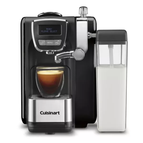 Cuisinart 1-Cup Espresso Defined Black Espresso, Cappuccino and Latte Machine