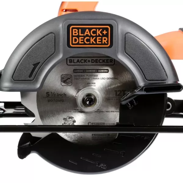 BLACK+DECKER 20-Volt MAX Lithium-Ion Cordless 5-1/2 in. Circular Saw (Tool-Only)