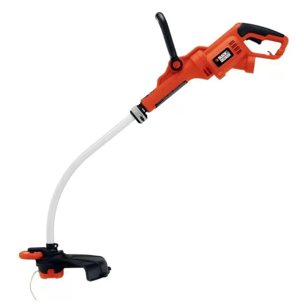 BLACK+DECKER 14 in. 7.5-Amp Corded Electric Curved Shaft High Performance Single Line 2-in-1 String Grass Trimmer/Lawn Edger