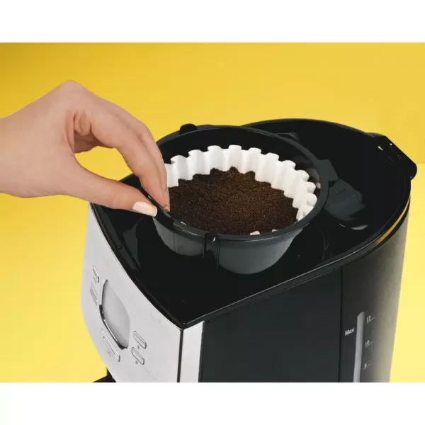 Hamilton Beach 12-Cup Black Programmable Coffee Maker