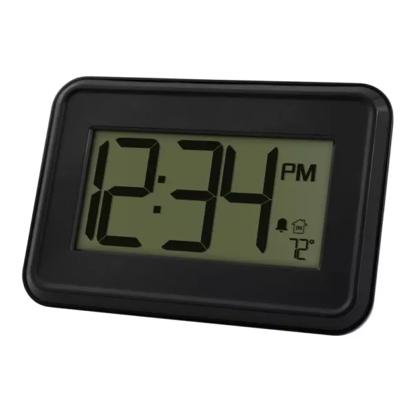 La Crosse Technology Digital Wall Clock with Temperature & Countdown Timer