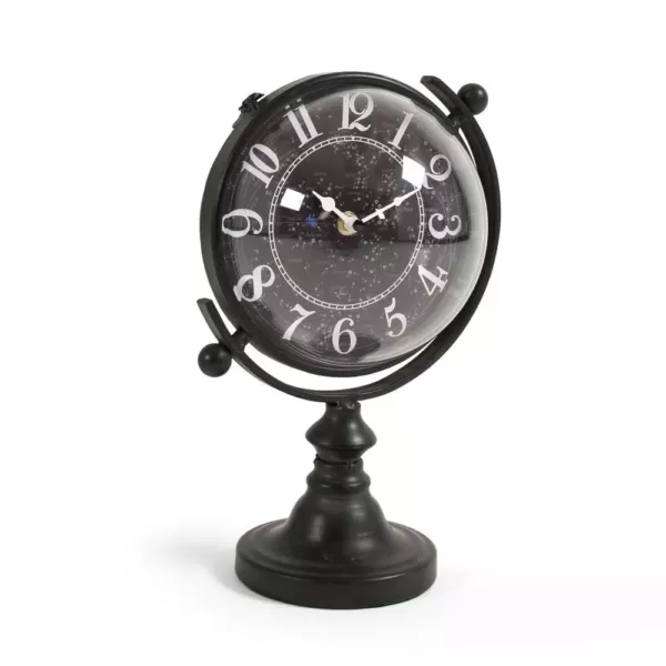 Zentique Constellation Designed Rotating Globe Shaped Table Clock