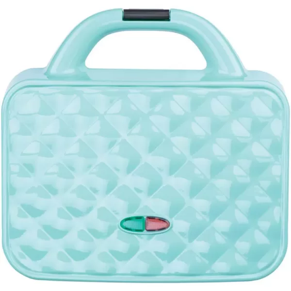Brentwood Couture Purse Blue Nonstick Dual Waffle Maker