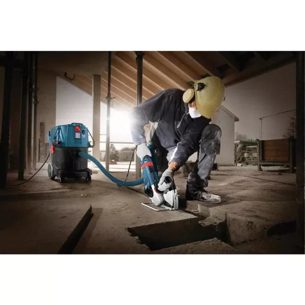 Bosch 9 Gallon Corded Wet/Dry Dust Extractor Vacuum with Auto Filter Clean and HEPA Filter