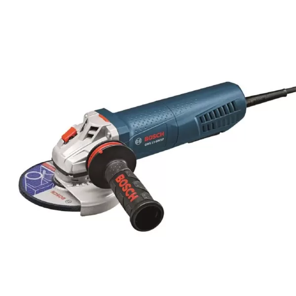 Bosch 13 Amp Corded 5 in. Variable Speed Angle Grinder with Paddle Switch and Dust Guard