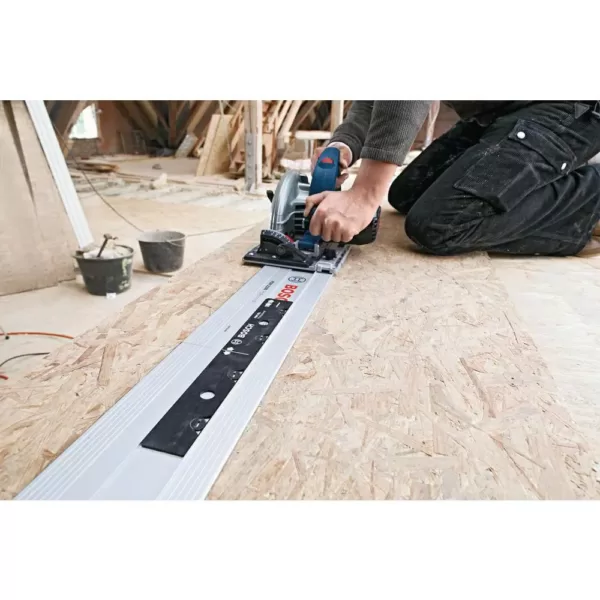 Bosch 6-1/2 in. 13 Amp Corded Track Saw with Plunge Action and L-Boxx Carrying Case