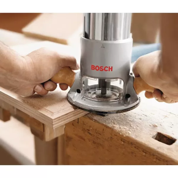 Bosch 11 Amp Corded 1-5/16 in. Single-Speed Fixed-Base Router Kit (6 Accessories)