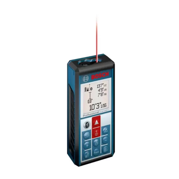 Bosch Blaze 100 ft. Lithium-Ion Bluetooth Enabled Laser Distance and Angle Measure