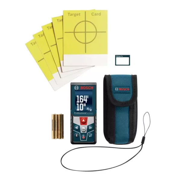 Bosch BLAZE 165 ft. Laser Distance Measurer with Bluetooth and Full Color Display