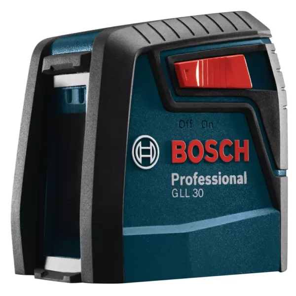 Bosch 30 ft. Factory Reconditioned Self Leveling Cross Line Laser Level Kit