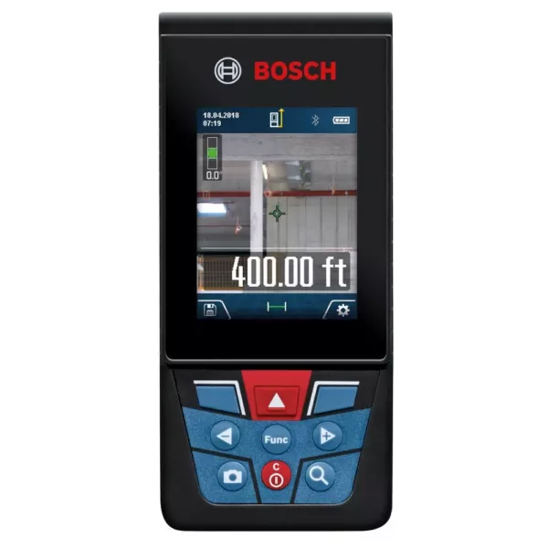 Bosch BLAZE 400 ft. Outdoor Laser Measure with Bluetooth and Camera Viewfinder