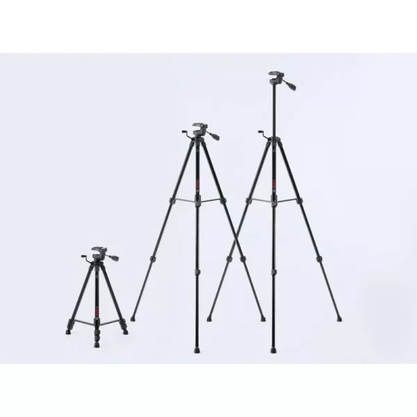 Bosch Compact Tripod with Extendable Height for Use with Line Lasers, Point Lasers, and Laser Measures