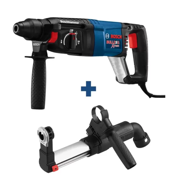 Bosch Bulldog Xtreme 8 Amp 1 in Corded Variable Speed SDS-Plus Concrete/Masonry Rotary Hammer Drill with Bonus Dust Attachment