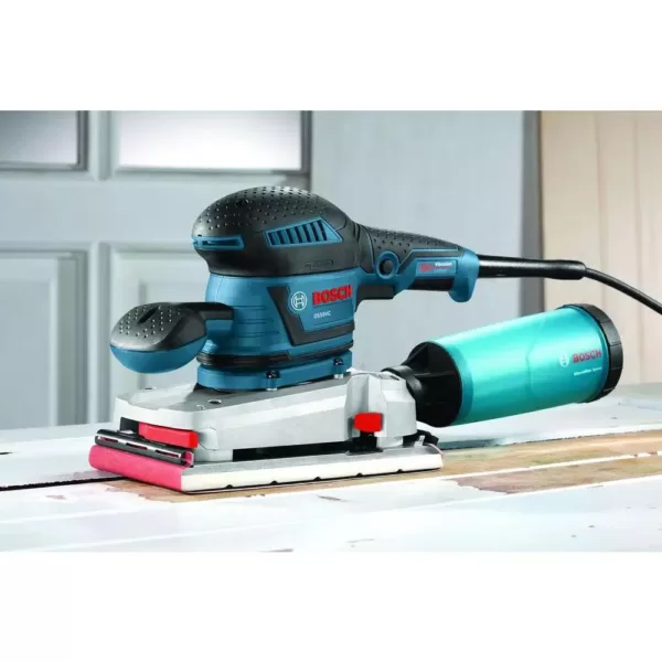 Bosch 3.4 Amp 1/2 in. Corded Electric Finishing Orbital Sander Kit with Vibration Control for 4.5 in. x 9 in. Sheets