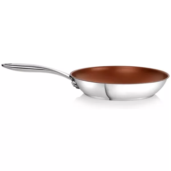 Ozeri Earth Pan ETERNA 12 in. Stainless Steel Nonstick Frying Pan in Bronze
