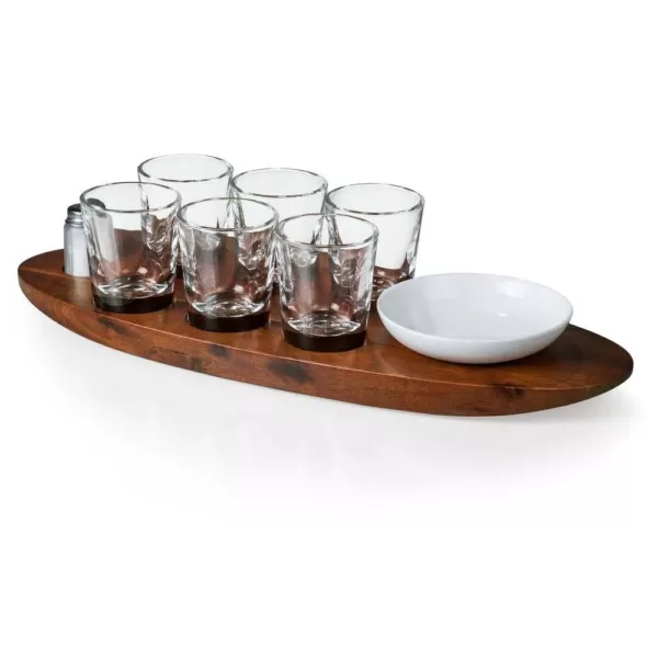 Picnic Time Cantinero Shot Glass Serving Tray