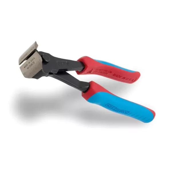 Channellock 8-1/2 in. End Cutting Plier with CODE BLUE Comfort Grip