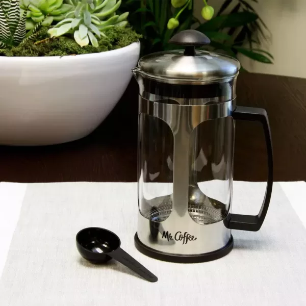 Mr. Coffee Daily Brew 4-Cups Stainless Steel Coffee Press