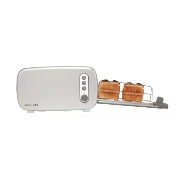 BergHOFF Seren 2-Slice Chrome Long Slot Toaster