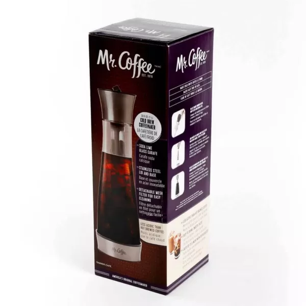 Mr. Coffee Uber Caff 5-Cup Cold Brew Coffee Maker with Filter