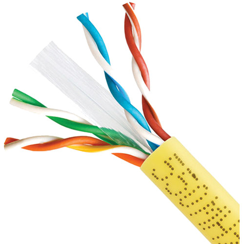 Cmple Cat6 Bulk Ethernet/LAN Cable (1000', Yellow)