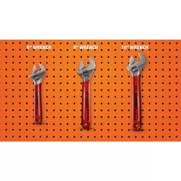 Crescent Adjustable Cushion Grip Wrench Set Combo (3-Piece)