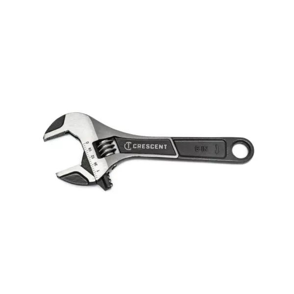 Crescent 6 in. and 10 in. Wide and Normal Jaw Adjustable Wrench Set (4-Piece)