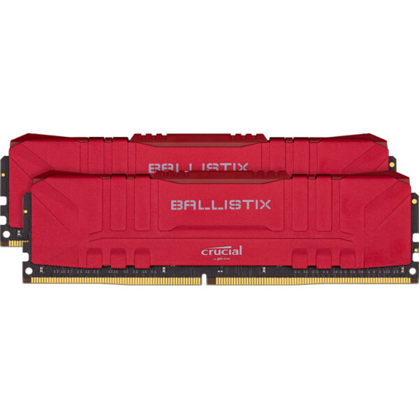 Crucial 32GB Ballistix DDR4 2666 MHz UDIMM Gaming Desktop Memory Kit (2 x 16GB, Red)