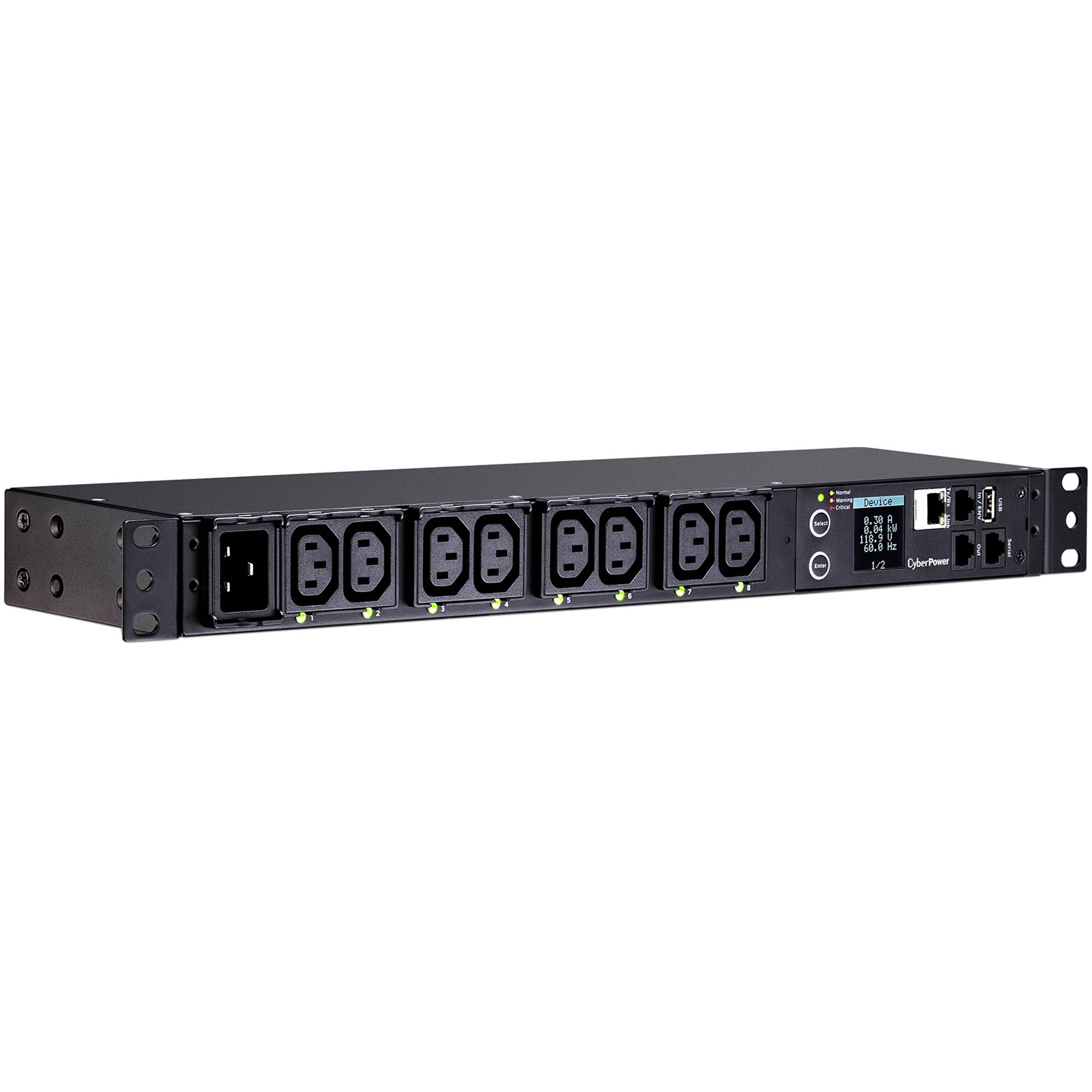 CyberPower PDU81004 Switched Metered-by-Outlet Power Distribution Unit