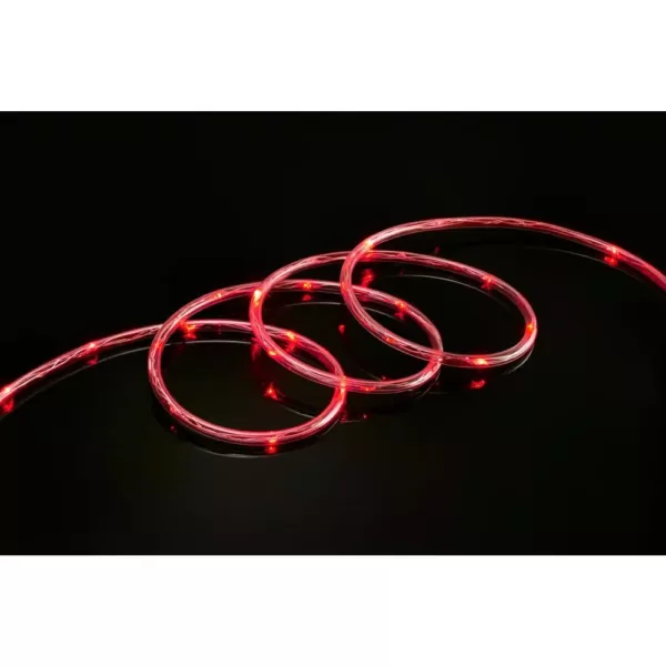 DEERPORT DECOR 16 ft. 80-Light Red LED Mini Rope Light